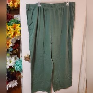 Plus Size Green Woman Within Pants